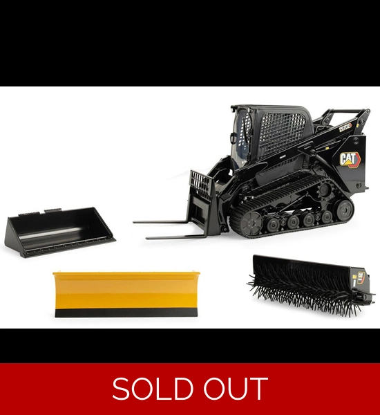 CAT 272D2 Track Skid Steer In Black 1/16 Diecast